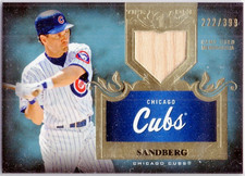 /399 Ryne Sandberg Cubs 2011 Topps Tier One Top Shelf Bat Relics SP HOF