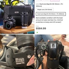 Nikon D D3300 24.2MP Digital SLR Camera - Black Body Only 