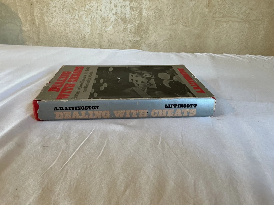 Dealing with Cheats by A. D. Livingston Harcover Book First Edition Vintage 1973 - Image 3 of 4