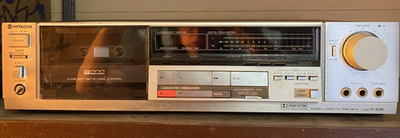 Vintage* Hitachi Stereo Cassette Deck D-E66 Powers On! L023 | eBay