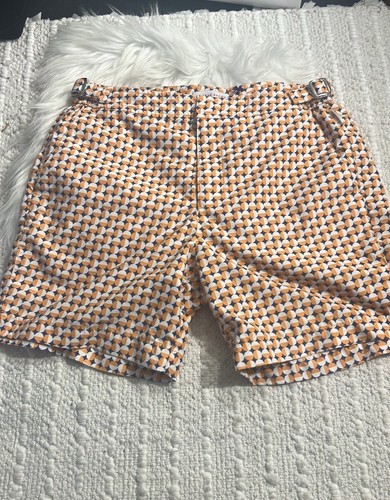 Orlebar Brown Geometric Printed Swim Shorts In Multi Boy’s Size 12 Years trunks - Picture 2 of 11