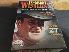 20 Great Westerns Heroes & Bandits Brand New DVD'S