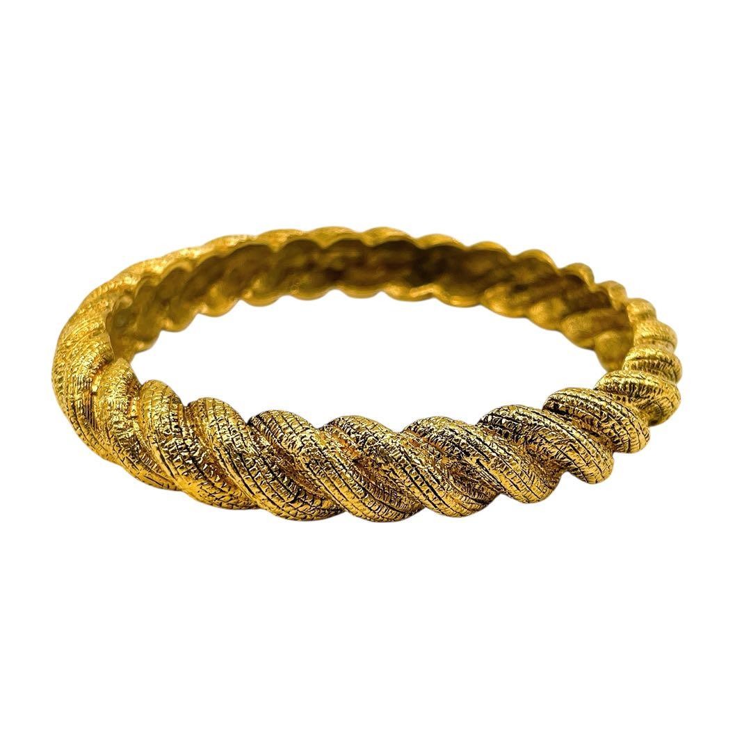 Chanel 25 Bangle Bracelet Gold Coco Mark Women's Used | eBay