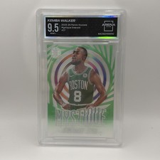 2019-20 Panini Illusions - Mystique Kemba Walker #17 Emerald Arena MNT+ 9.5 MNT