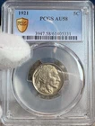 1921 ~ Buffalo 5c ~ PCGS AU58 ~ Looks MS62 ~ Great Luster & Color ~ SLIDER ~ NEW
