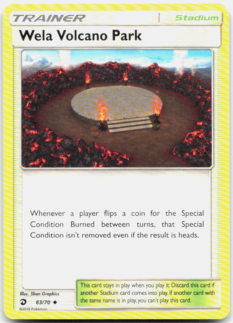 Wela Volcano Park 63/70 Uncommon Dragon Majesty Pokemon NM