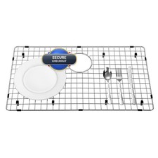 Starstar Sinks Protector Stainless Steel Kitchen Sink Bottom Grid Rack 26 L X