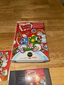Bubble Bobble (Nintendo NES, 1988) Complete CIB Box Manual Tested Authentic 
