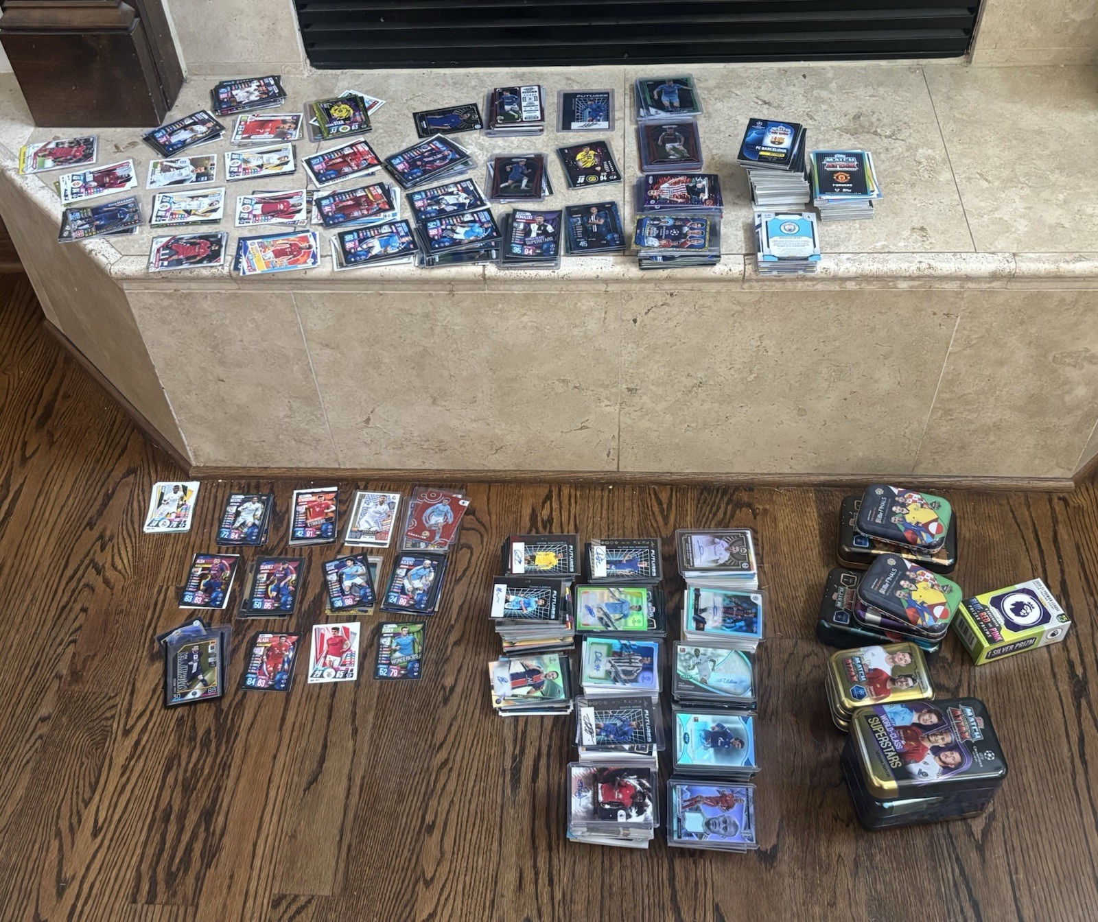 HUGE 2026 World Cup Soccer 1500+ Card Lot  Auto RC Ronaldo Messi Neymar Pulisic