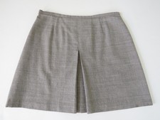 ESPRIT Inverted Pleat Skirt  Size 3/4 Lightweight Wool Blend