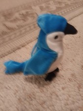 Ty Beanie Baby Rocket The Blue Jay DOB 03/12/97
