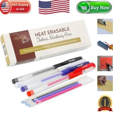 Compact Fabric Marking Pens with Disappearing Ink - Perfect for Sewing Projects
