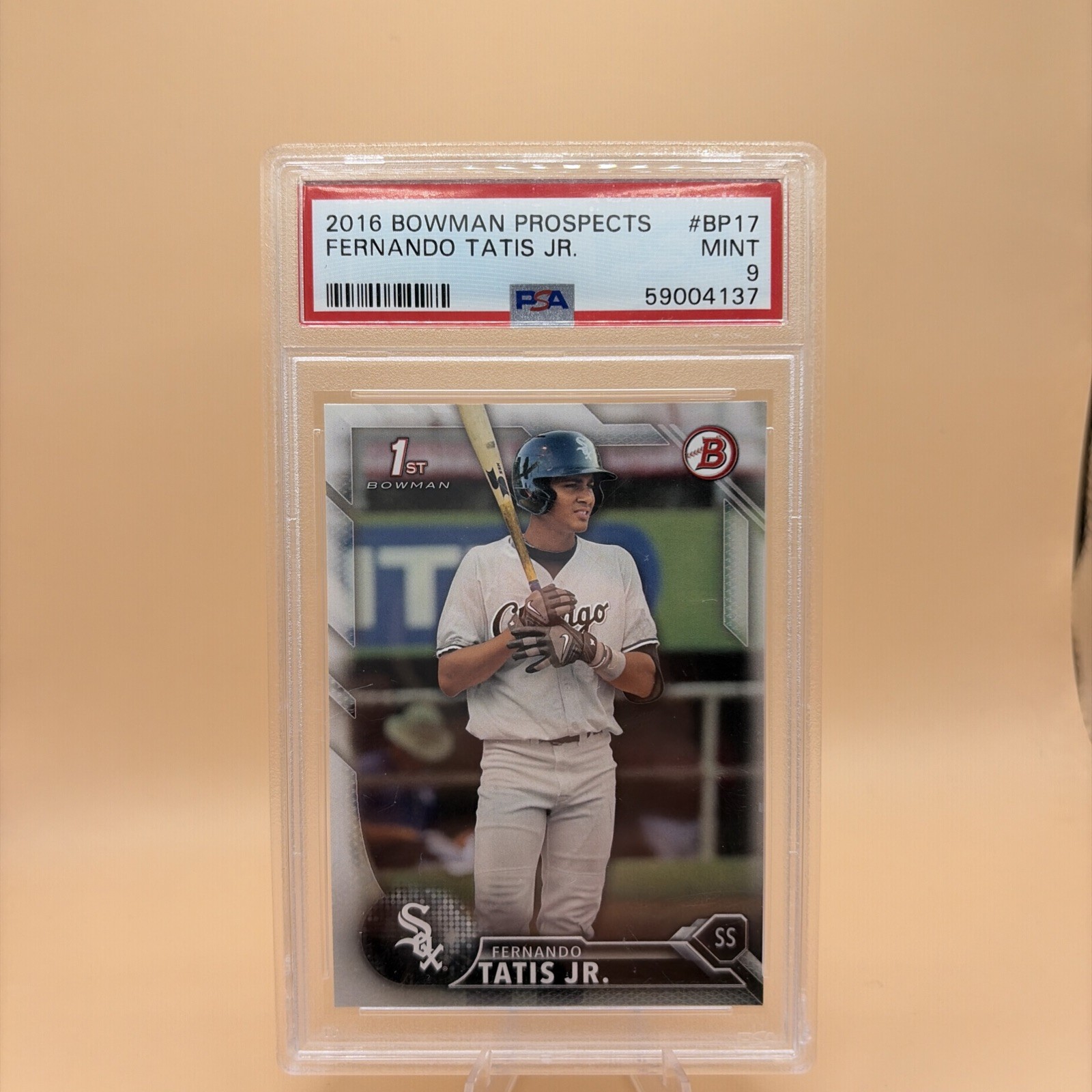 2016 Bowman Prospects FERNANDO TATIS JR RC ROOKIE CARD PSA 9 MINT