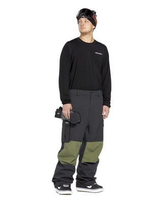 Volcom Nwrk Baggy Men's Snow Pants, Black, XX-Large | eBay