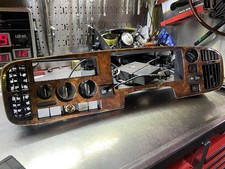 Fascia cruscotto Saab 900 classica in legno originale rara