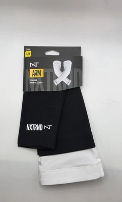 NXTRND Doppelarmärmel zweifarbig schwarz Small Medium  - Bild 1 von 4