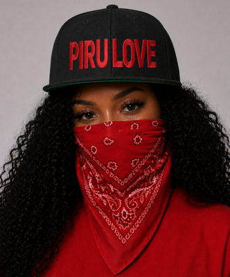 Piru Love Snapback Hat Bloods Gang Rap Hiphop Rapper | eBay
