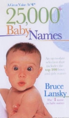 25,000+ Baby Names, Lansky, Bruce