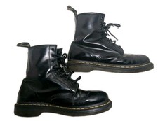 Dr. Martens 1460 Women's 9 Leather Black Lace Up Combat Boots EU41 W9 UK7