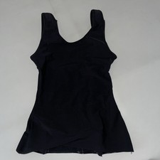 Vtg SEARS Camisole Body Shaper Top Cami Compression 55261 Black Padded Straps