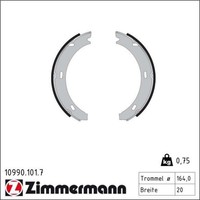 1X Zimmermann 10990.101.7 Bremsbackensatz Feststellbremse FüR Mercedes Benz 124