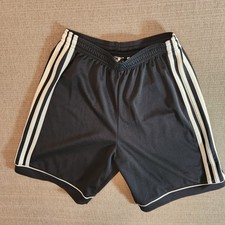 Adidas Youth Boys Girls Athletic Soccer Shorts Black Size Large L 13-14Y