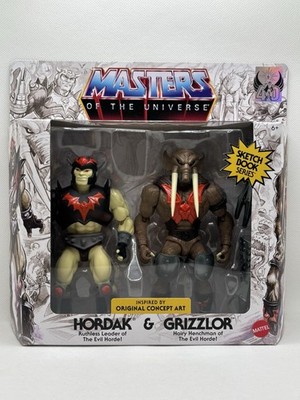 Masters of the Universe Hordak & Grizzlor Evil Horde Sketchbook Series Origins