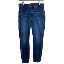 AYR The Chiller Skinny Jeans Womens 31x26 Dark Wash Blue High Rise Made in USA