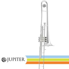 Jupiter JTB700VSQ Key of Bb Silver-Plated Brass Valve Trombone With Case
