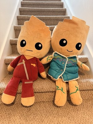 Guardians of the Galaxy Baby Groot Plush Doll Lot of 2 Large 24-36 in Washable