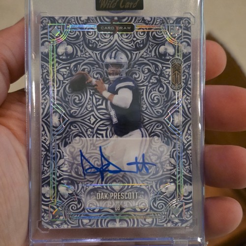 Wild Card 2025 Card Draw Dak Prescott Dallas Cowboys Auto Color Match #DPA