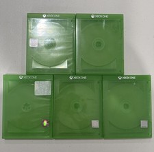 QTY 5 Xbox One 1 Authentic Microsoft Replacement Game Disc Case Box with LOGO