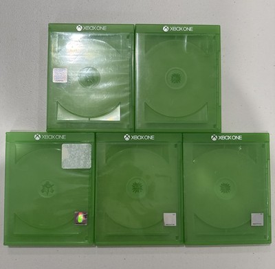 QTY 5 Xbox One 1 Authentic Microsoft Replacement Game Disc Case Box with LOGO