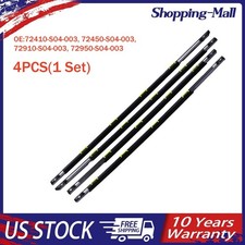 Outer Door Belt Weatherstrip Window Seal Molding Set For Honda Civic Sedan 96-00