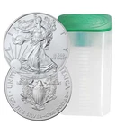 Roll of 20 - 2021 $1 Type 1 American Silver Eagle 1 oz BU
