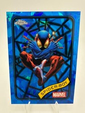 2025 Topps Chrome Sapphire Marvel SPIDER-BOY #57 Base Blue