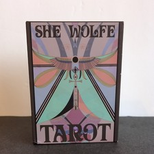 She Wolfe Tarot Complete Set Of Cards + 2 Secret Arcana And Guidebook