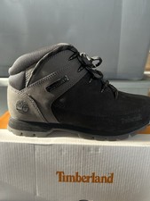 Timberland Men s Size 8 Suede Black/Gray Lace...