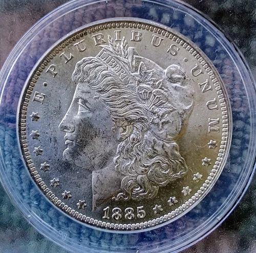 1885 O  Morgan Silver Dollar ANACS Graded MS 64 Check Photos.