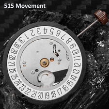 Ronda 515 3 Hands Quartz Watch Movement 515H 1 Jewel Date at 3/6 Watchmaker Rep
