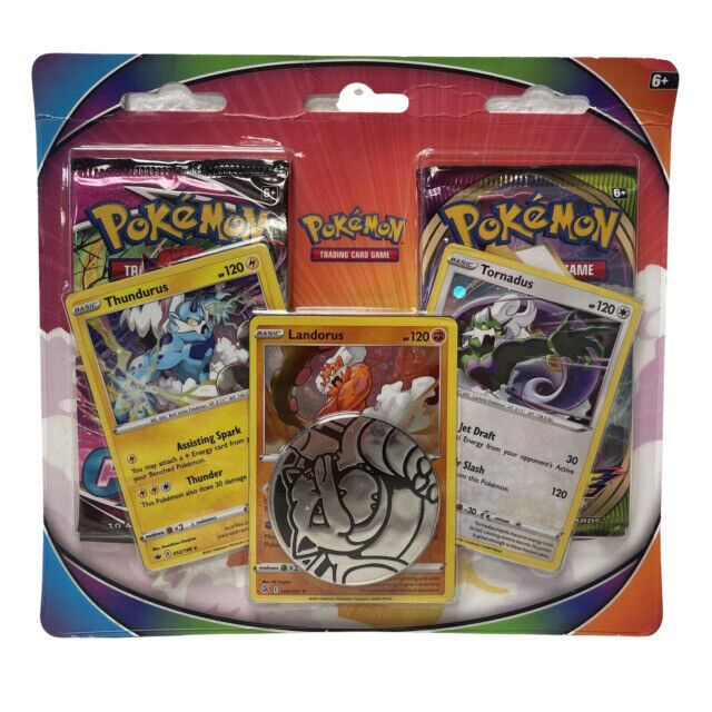 Pokémon TCG: Tornadus, Thundurus & Landorus Cards with 2 Booster