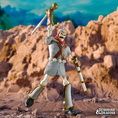 Dungeons & Dragons Ultimates Wave 1 Dekkion Skeleton Warrior Figure Super 7