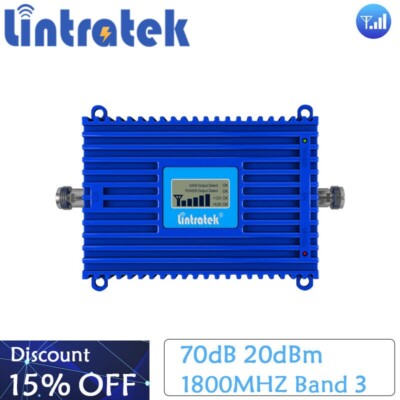 1800MHz Band 3 Cell Phone Booster Cellular Ampliifer 70dB Signal Repeater Data