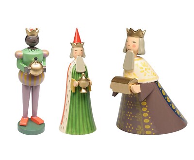 Wendt & Kuhn 3 Wise Men Kings Nativity Figurines 5250/Set 3 New for 2024