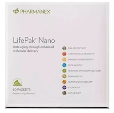 04/26  Nu Skin NuSkin Pharmanex  LifePak Nano -60 Packets-    NEW STOCK  04/2026
