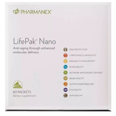 Nu Skin NuSkin Pharmanex  LifePak Nano -60 Packets-    NEW STOCK  01/2027