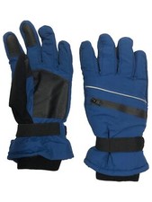 Tek Gear Mens Blue Water Resistant Touchscreen Winter Ski Gloves