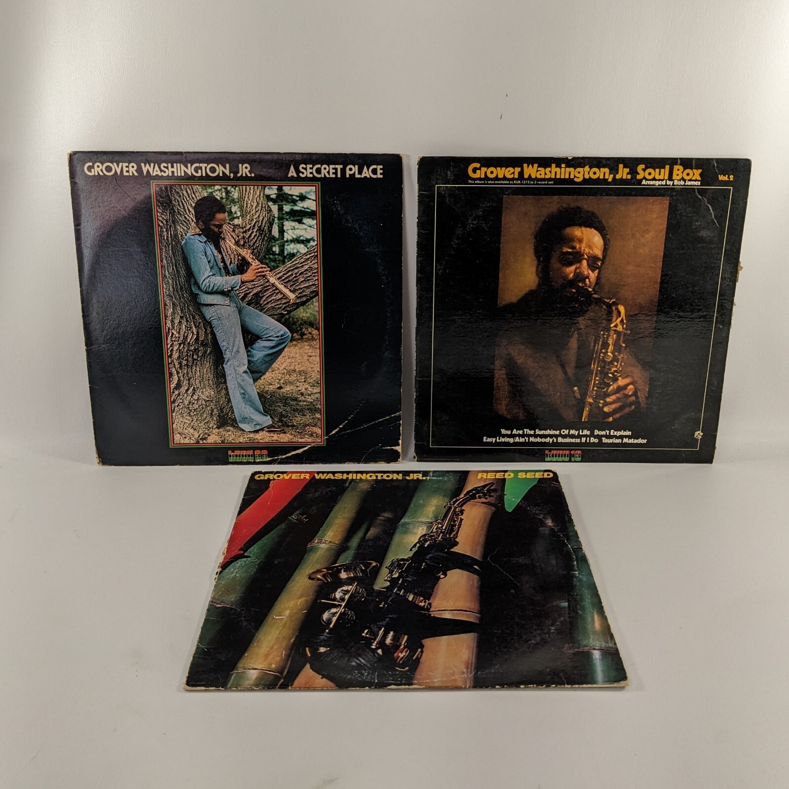 Grover Washington Jr. Lot of 3 LP Vinyl A Secret Place Reed Seed Soul