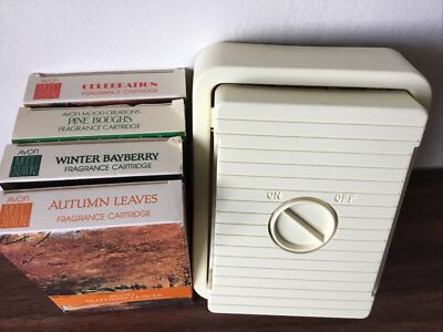 AVON MODD CREATIONS HOME FRAGRANCE CARTRIDGE FRAGRANCER LOT OF 5 F22