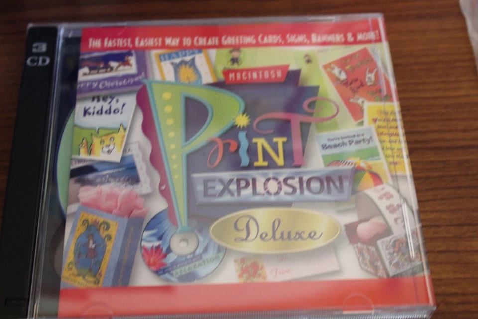 Print Explosion Deluxe Software For MAC Custom Design Cards Signs Banners & More - Image 3 of 4